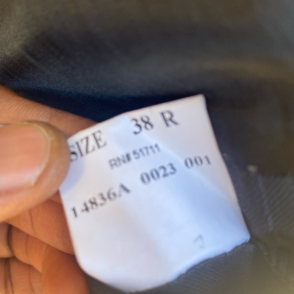 NW John Varvatos πΊπΈ π― Worsted Wool Suit, Sz 38R/31x32 - Picture 6 of 17